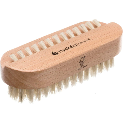 Hydrea London Wooden Dual Sided Hand and Nail Brush Medium Strength Wooden Dual Sided Hand and Nail Brush Medium Strength