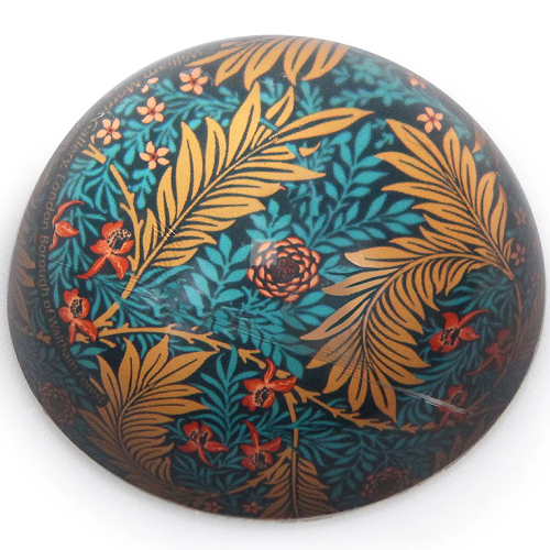 Shruti William Morris (Larkspur) Glass Paperweight William Morris (Larkspur) Glass Paperweight