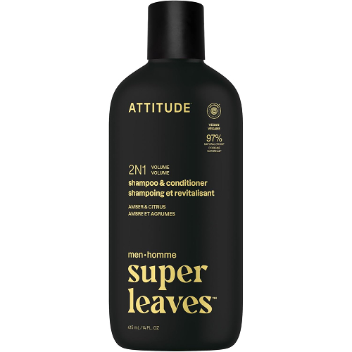 Attitude Men's Super Leaves Volume 2 in 1 Shampoo & Conditioner Men's Super Leaves Volume 2 in 1 Shampoo & Conditioner