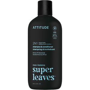 Attitude Men's Super Leaves Scalp Care 2 in 1 Shampoo & Conditioner Men's Super Leaves Scalp Care 2 in 1 Shampoo & Conditioner