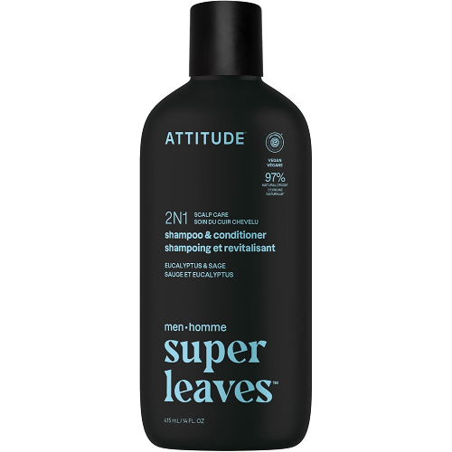 Attitude Men's Super Leaves Scalp Care 2 in 1 Shampoo & Conditioner Men's Super Leaves Scalp Care 2 in 1 Shampoo & Conditioner